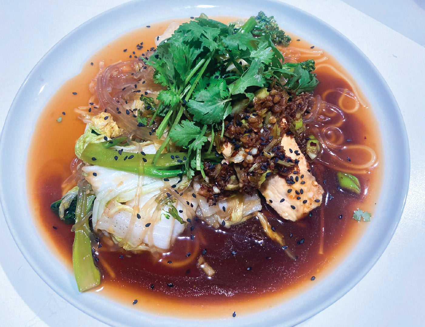 Sticky Steamed Fish with Asian Greens – Alchemical
