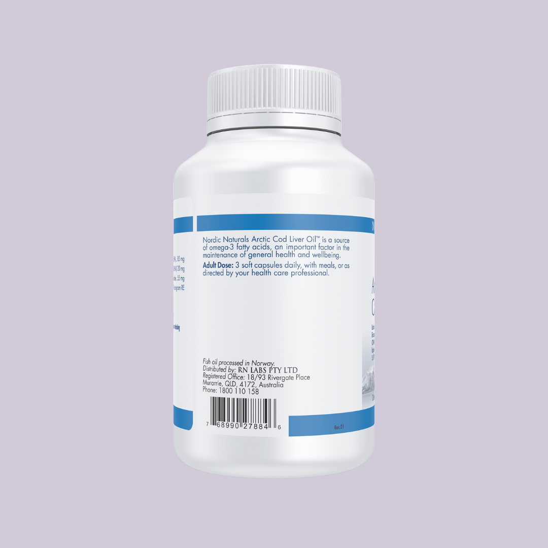 Nordic Naturals Arctic cod Liver Oil Capsules