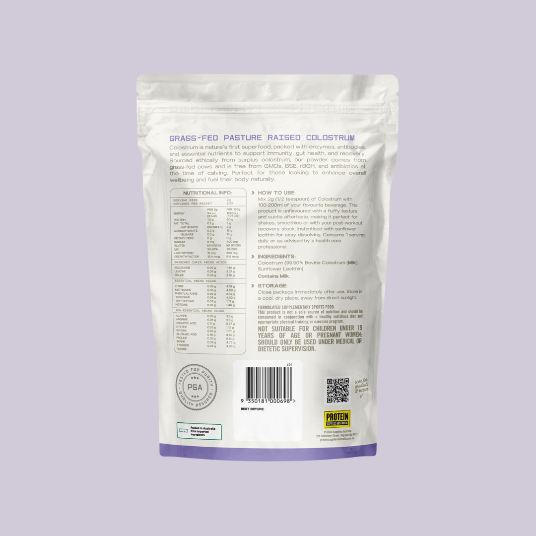 Protein Supplies Pure Grass Fed Colostrom 200g