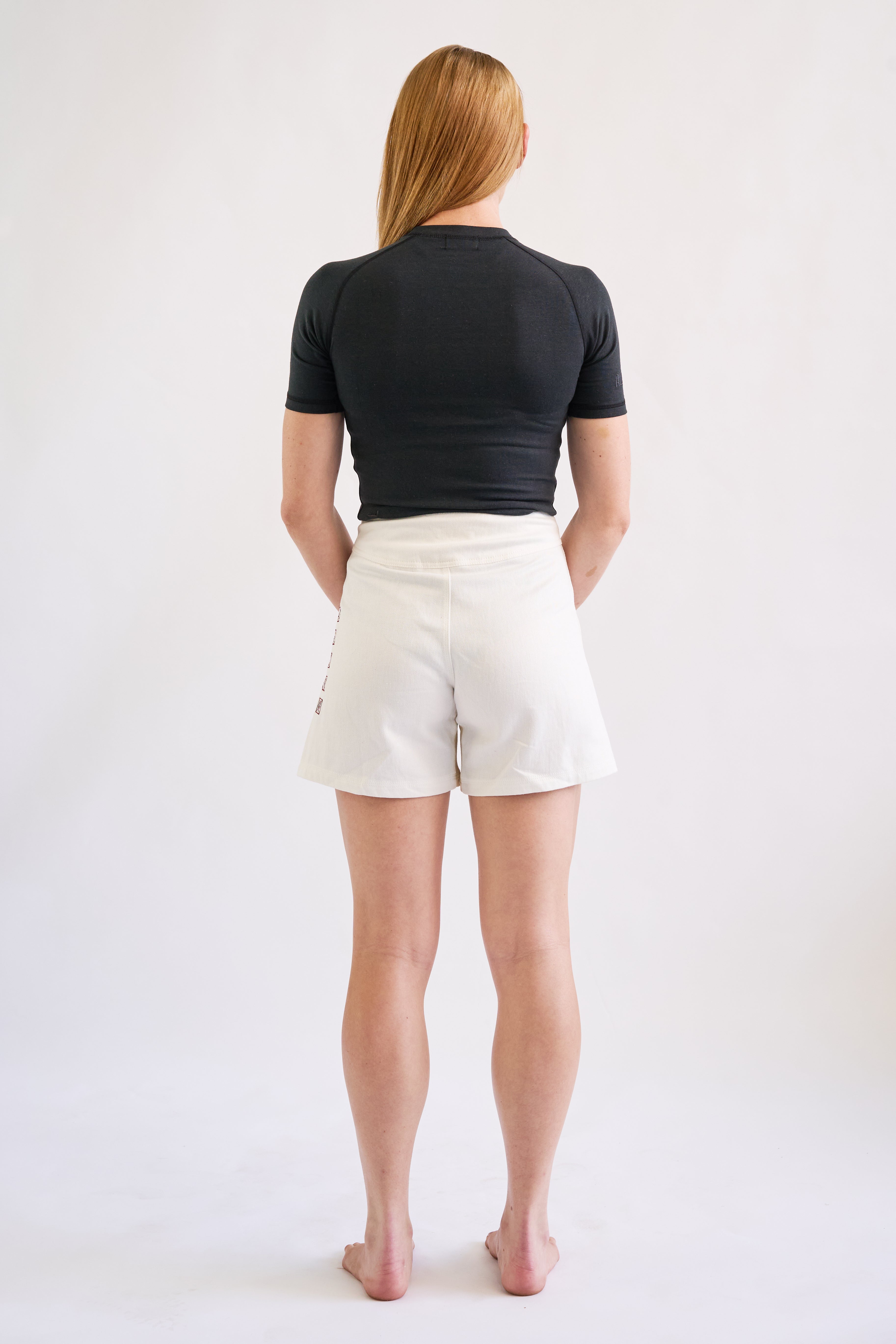 Hemp Black Rash Guard - Short Sleeve