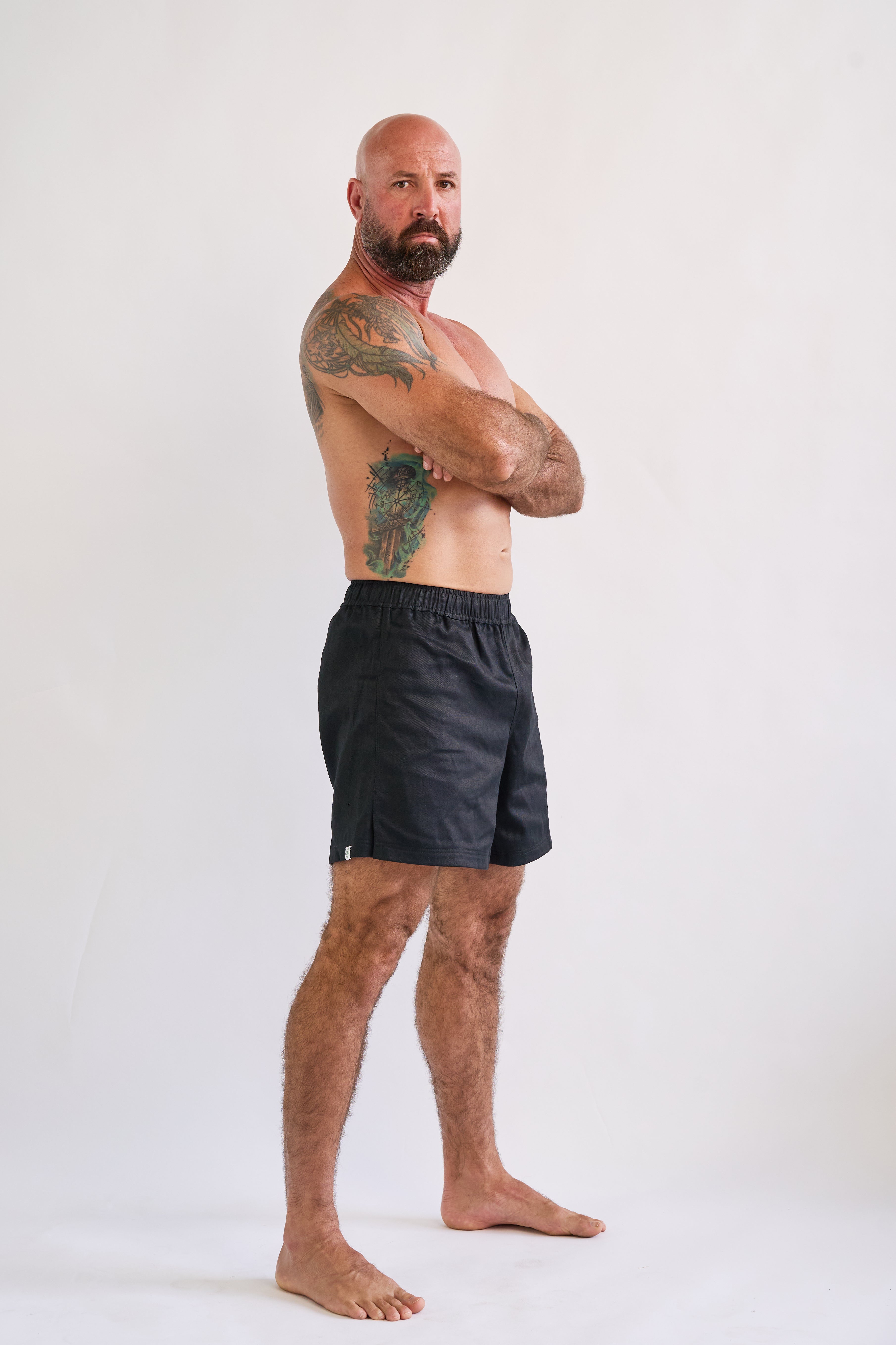 Grappling Shorts - Charcoal & Olive