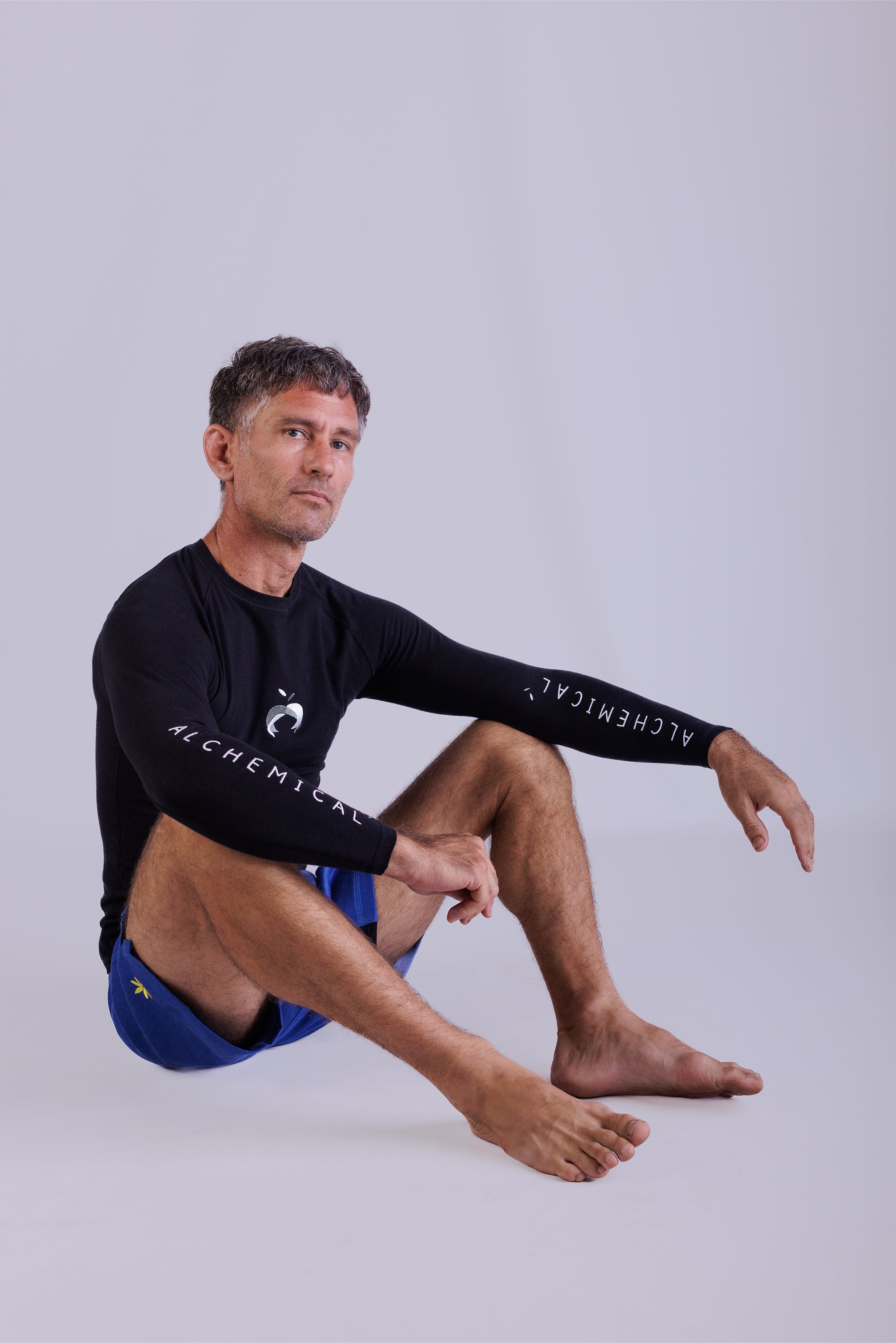 Bamboo Black Rash Guard Long Sleeve