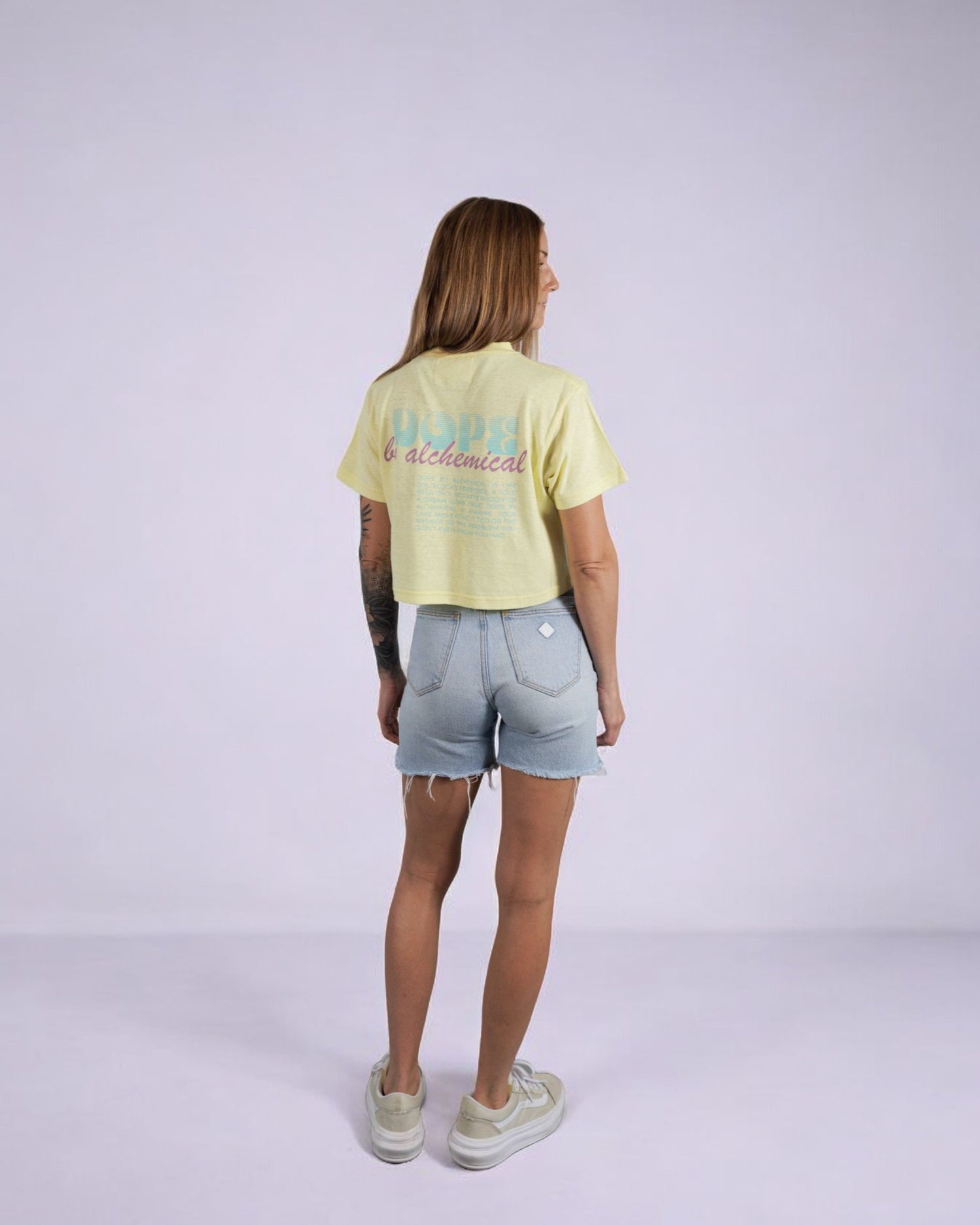 Mellow Yellow Ladies Crop