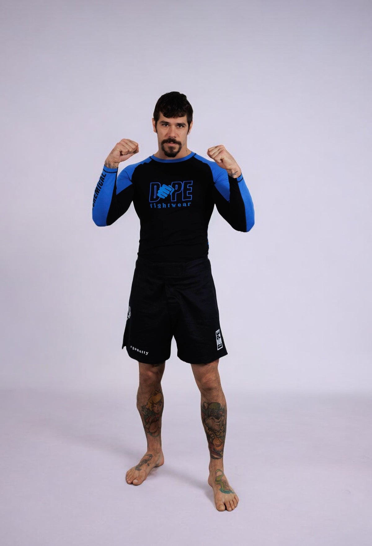 Bamboo Rash Guard DOPE Blue Bamboo Rash Guard - Short Sleeve – Alchemical