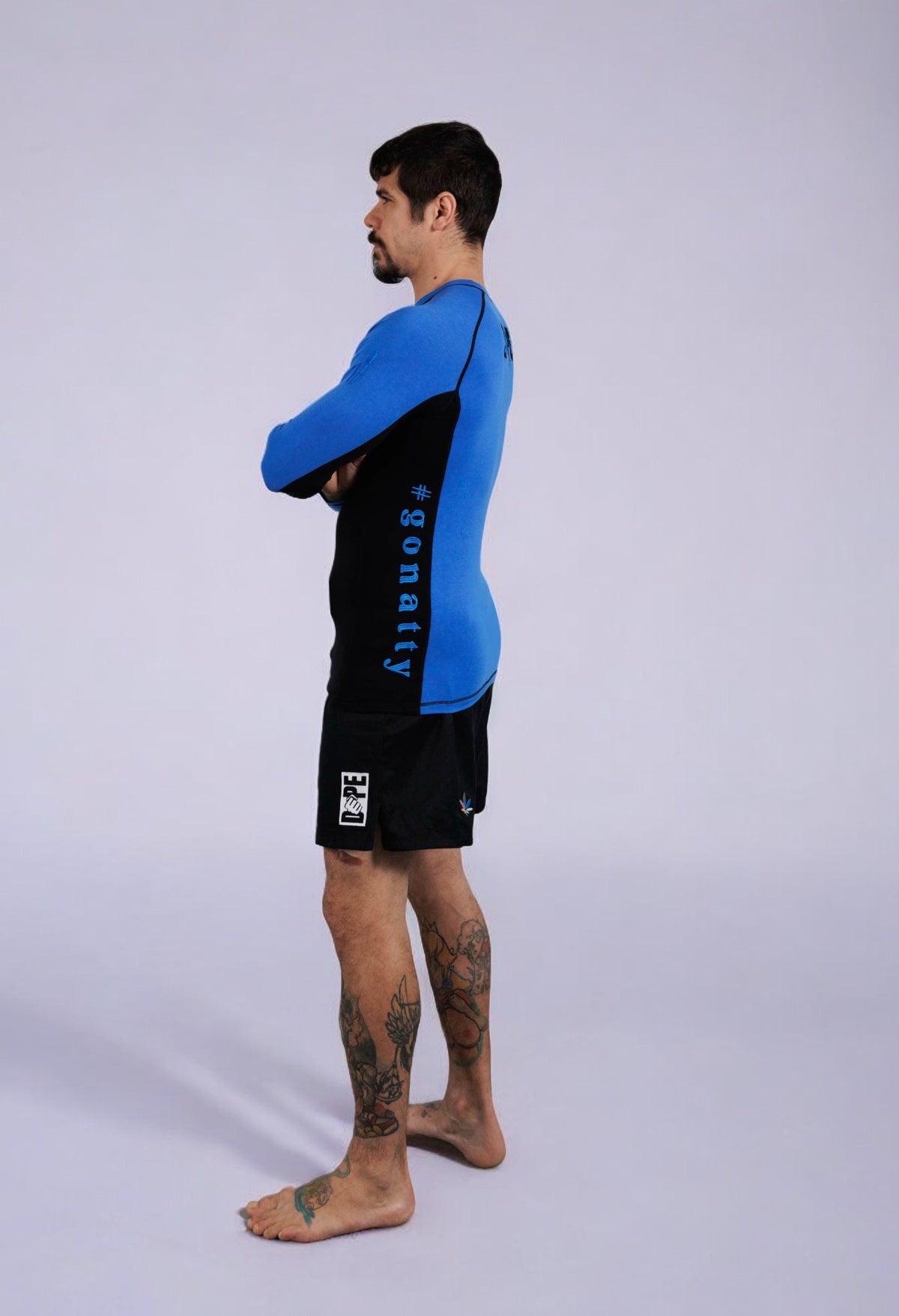 Bamboo Rash Guard DOPE Blue Bamboo Rash Guard - Short Sleeve – Alchemical