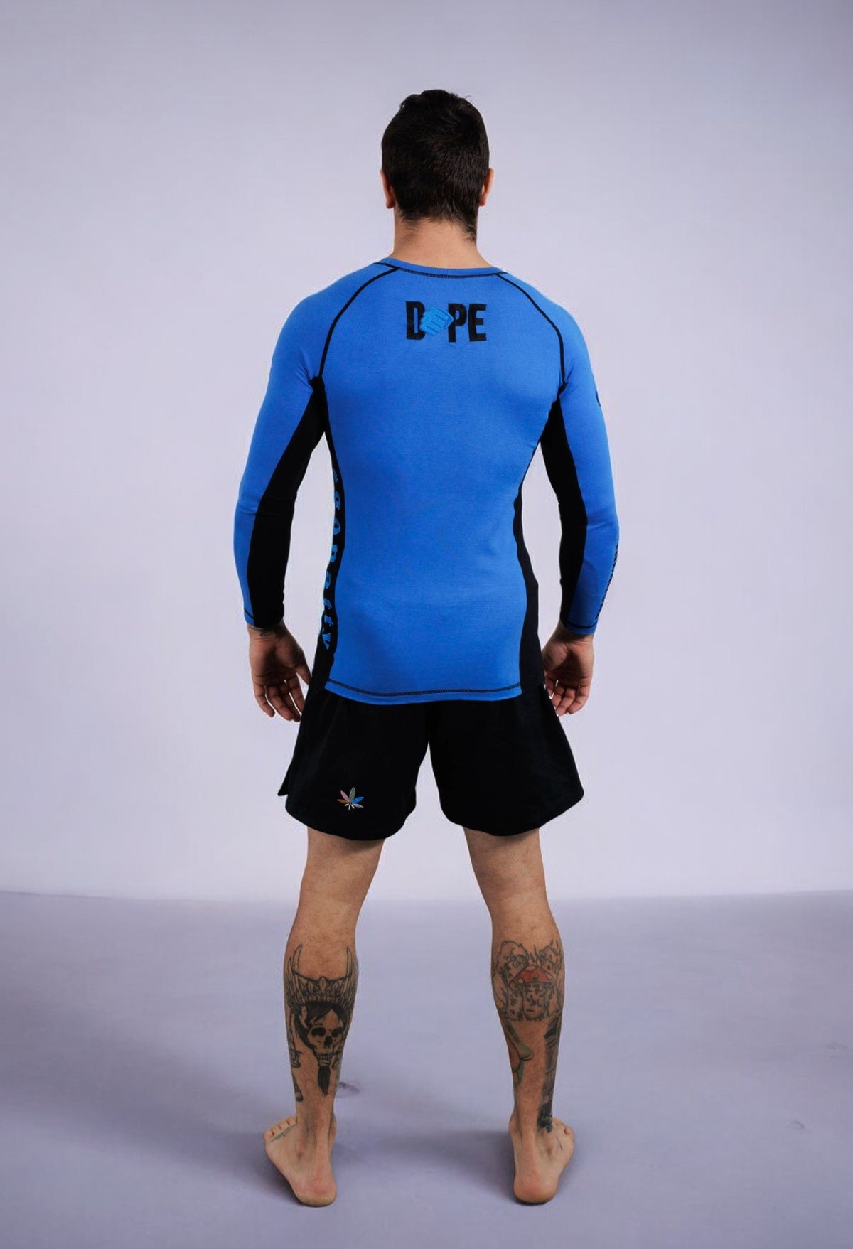 DOPE Blue Bamboo Rash Guard - Short Sleeve – Alchemical