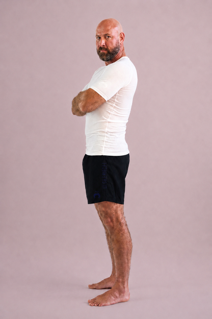 White Hemp Rash Guard - Short Sleeve