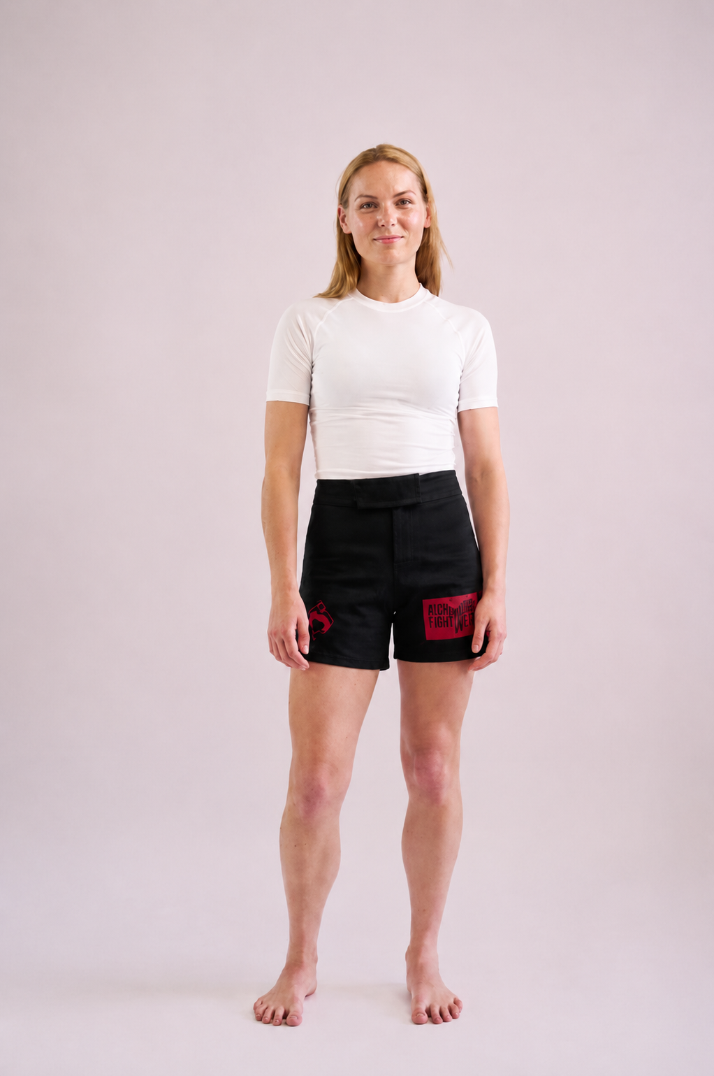 White Hemp Rash Guard - Short Sleeve