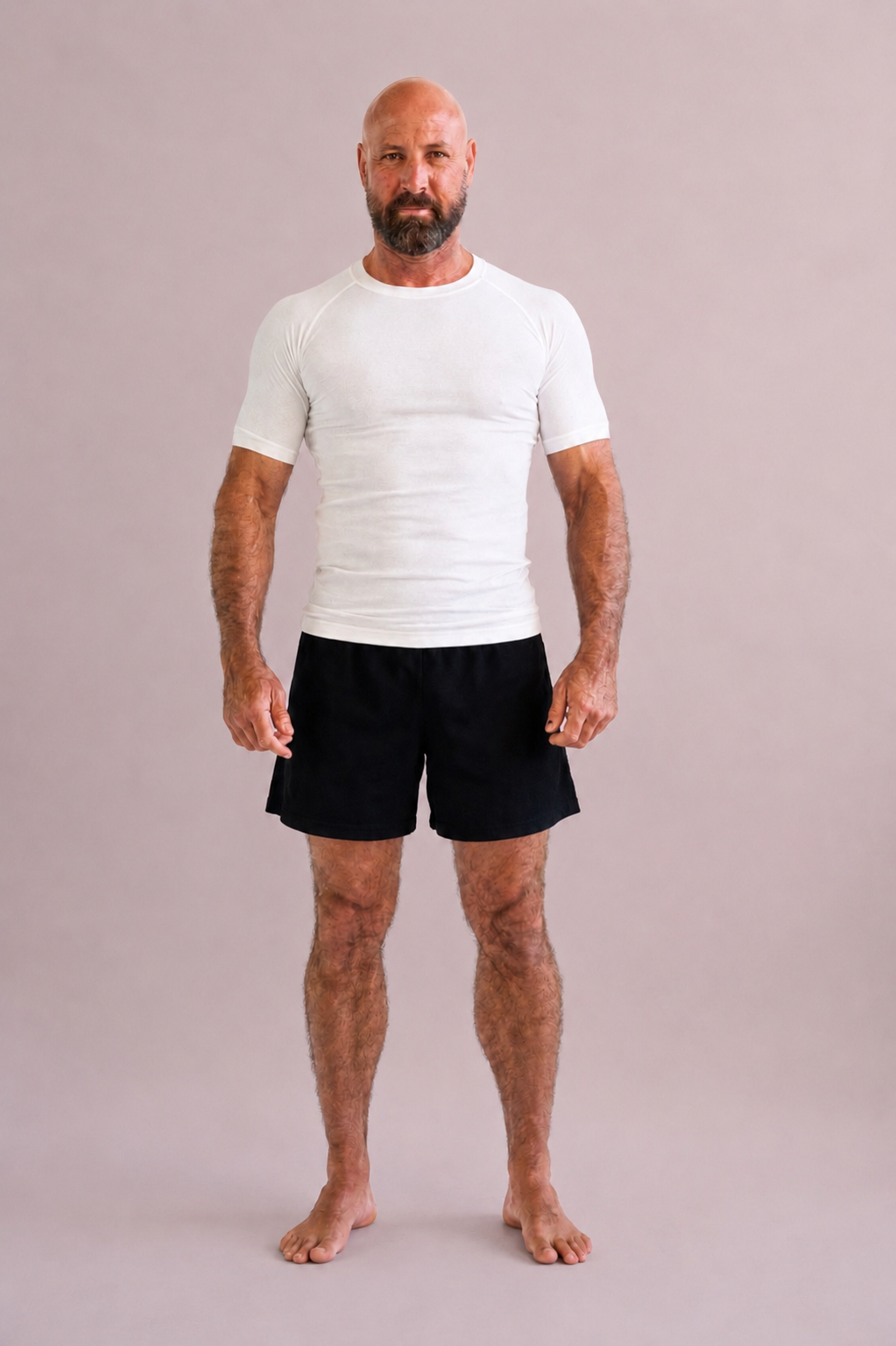White Hemp Rash Guard - Short Sleeve