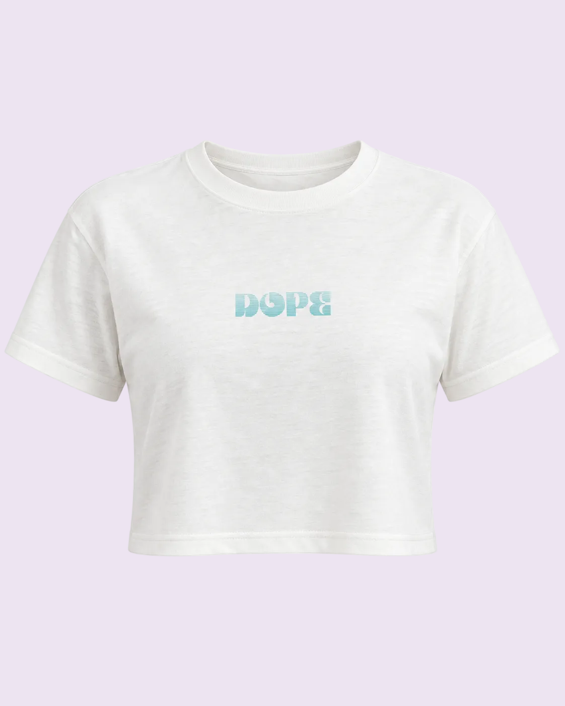 DOPE Ladies Crop - White