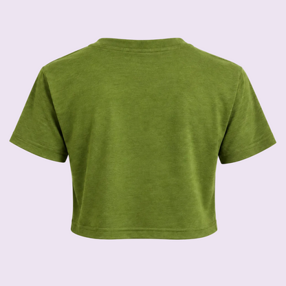 Forest Ladies Crop - Green