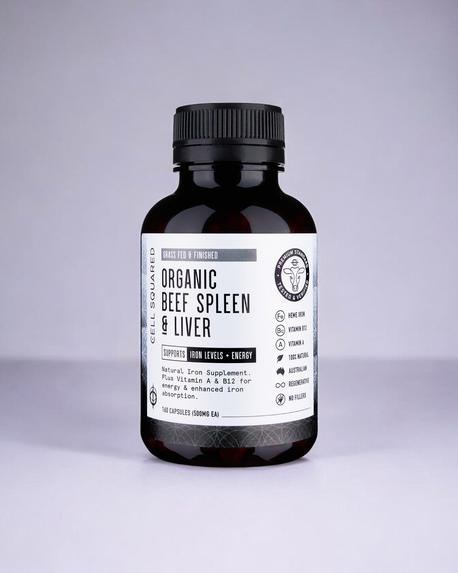 Cell Squared Organic Beef Liver &amp; Spleen