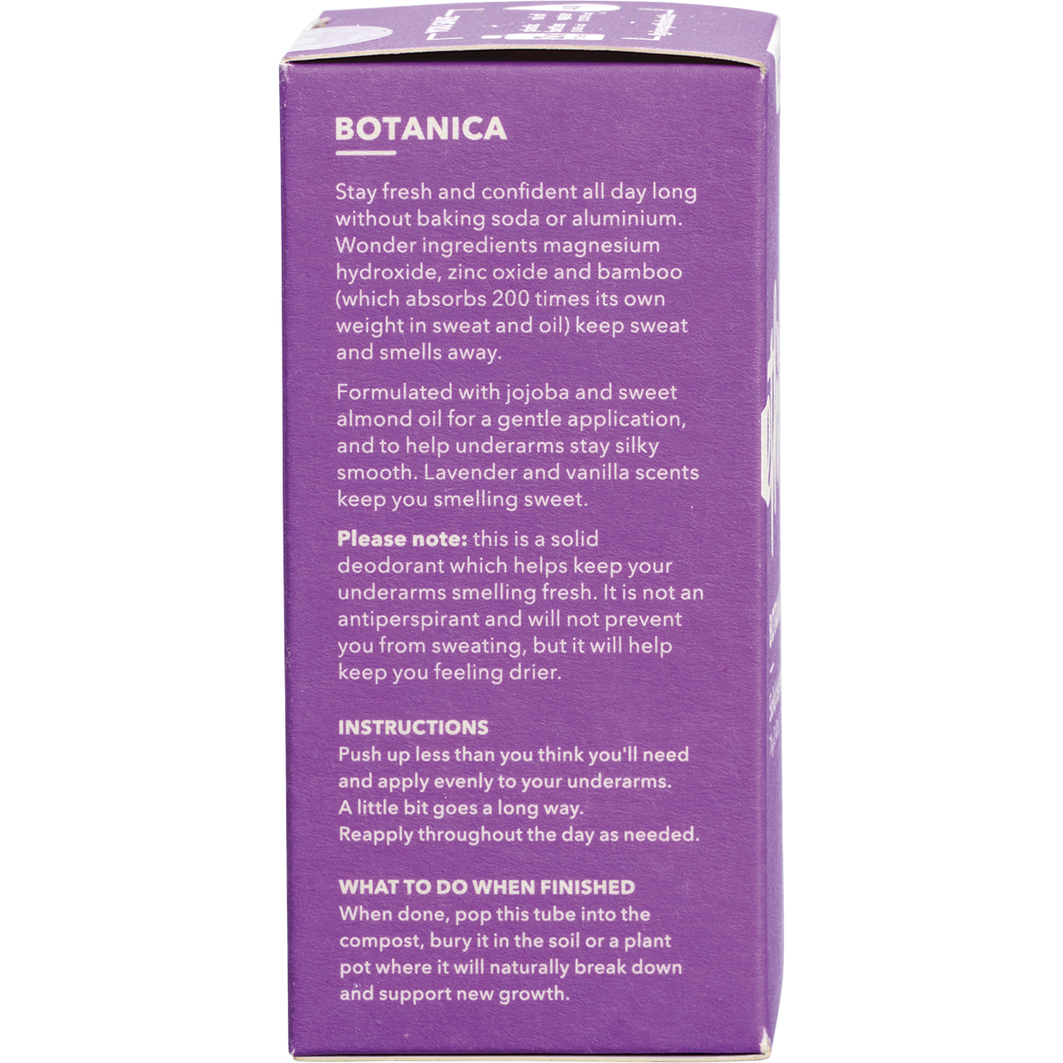 Ethique Botanica Solid Deodorant