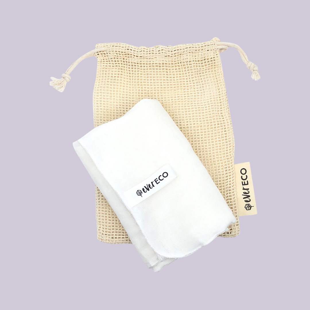 Ever Eco Muslin Face Cloths - 2 Pack