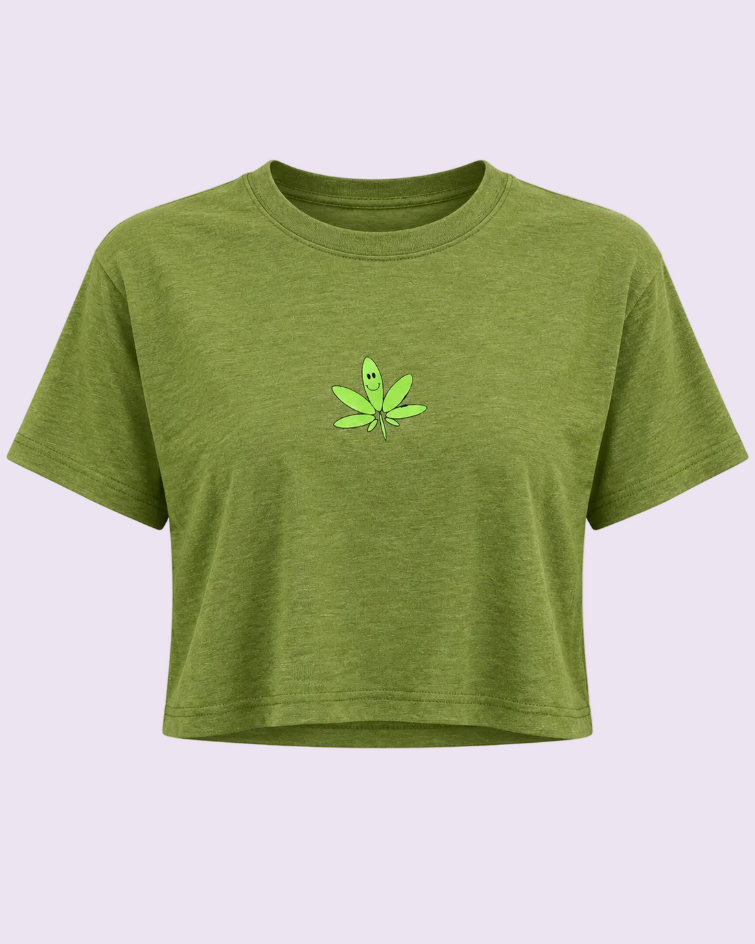Forest Ladies Crop - Green
