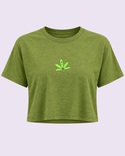 Forest Ladies Crop - Green