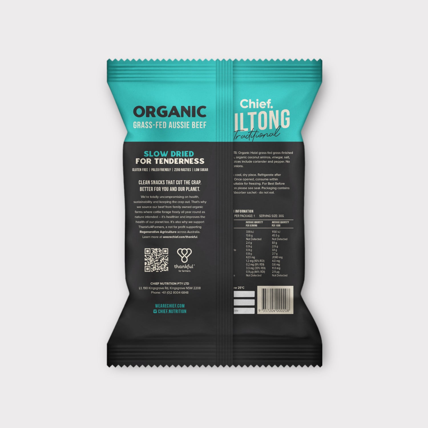 Chief Biltong - Traditional 90g