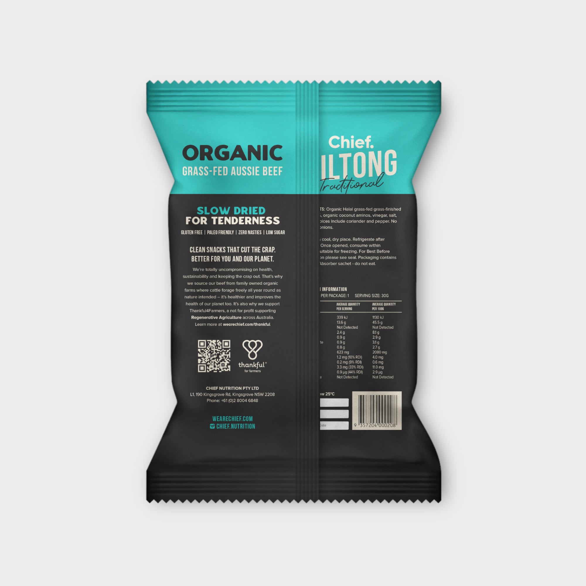 Chief Biltong - Traditional 90g