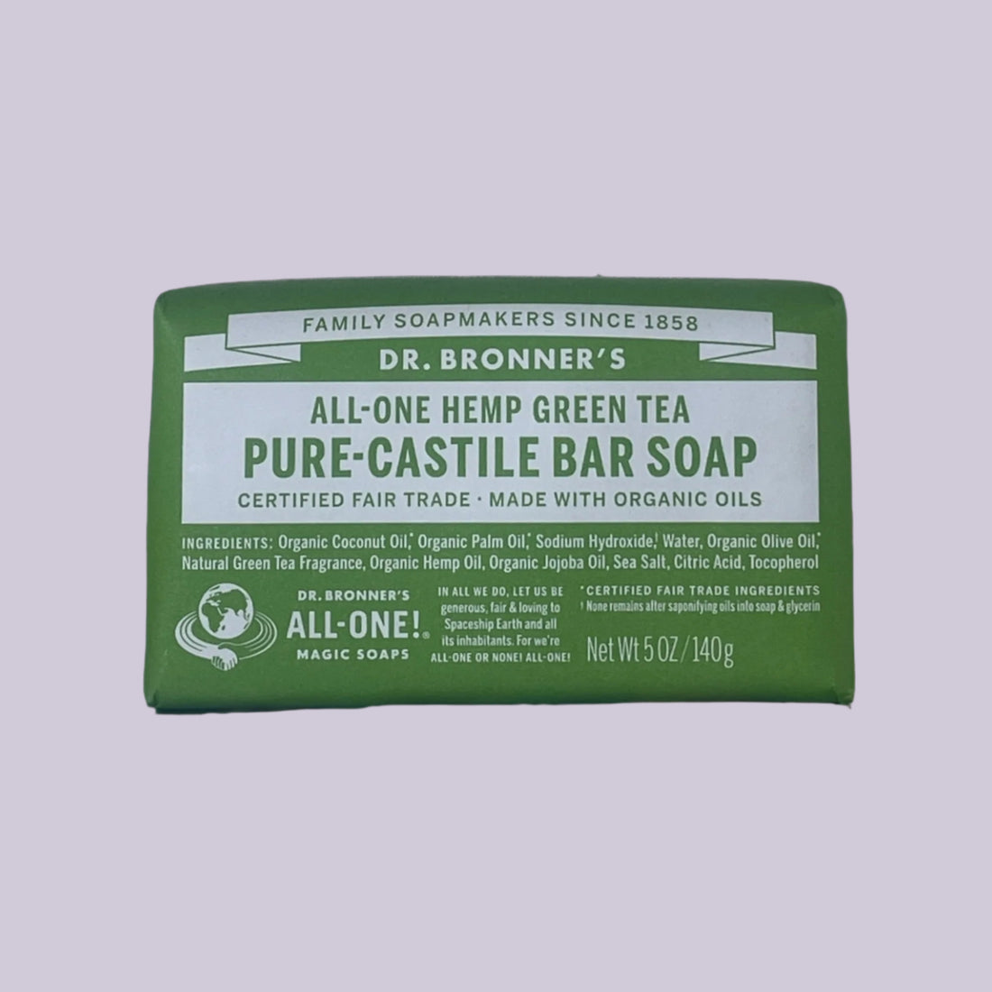 Dr Bronners Pure Castile Bar Soap