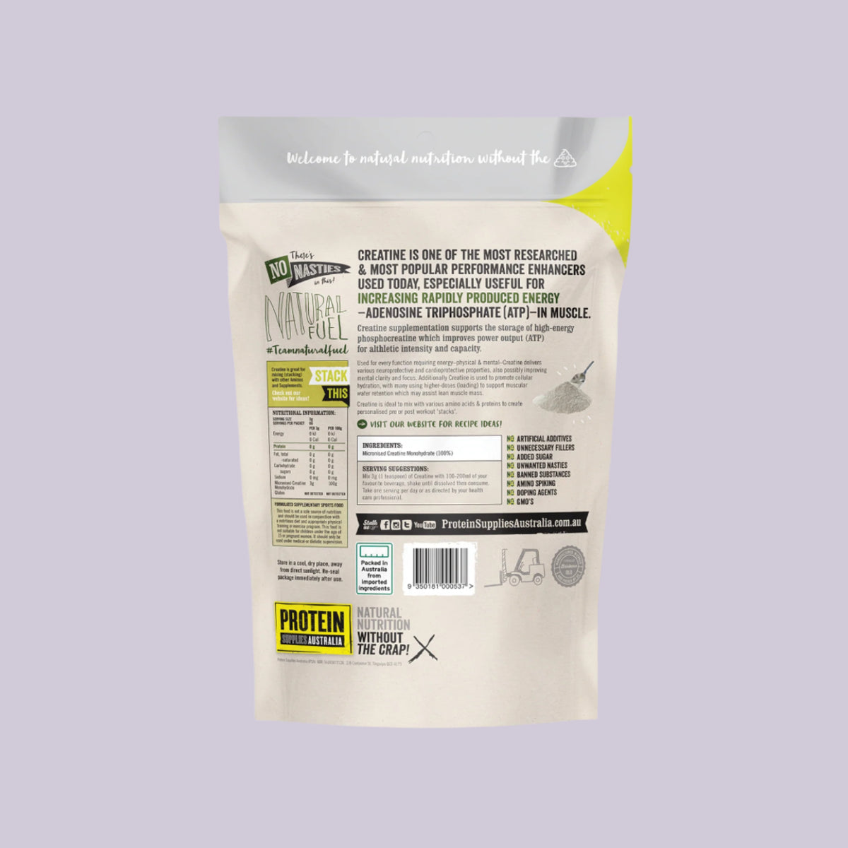 Protein Supplies Australia Creatine Monohydrate Pure