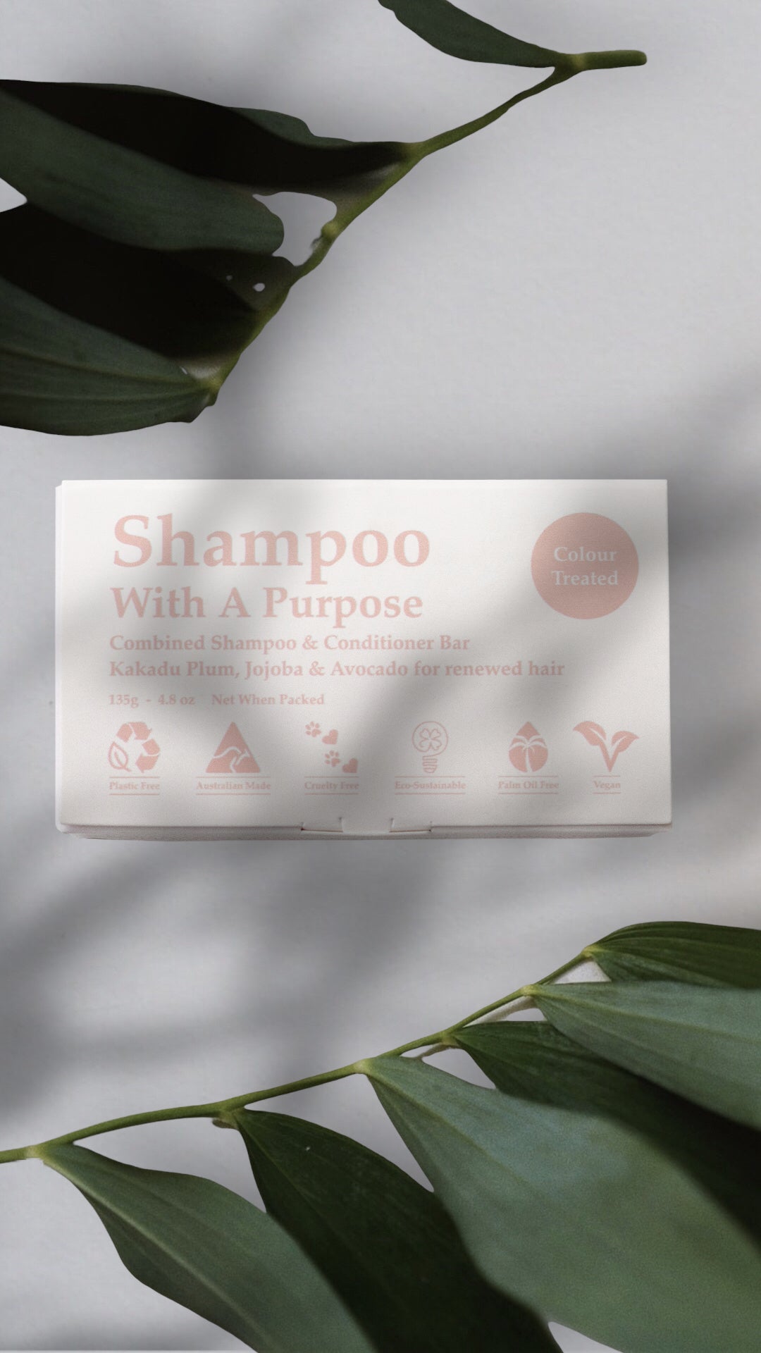 Shampoo With a Purpose Colour Treated Shampoo Bar- Plastic Free