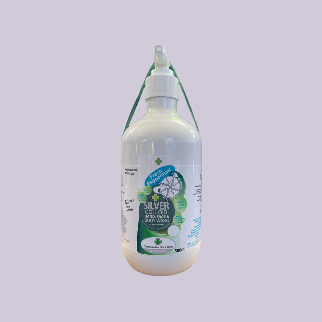 Silver Health - Silver Colloid Hand, Face &amp; Body Wash Peppermint