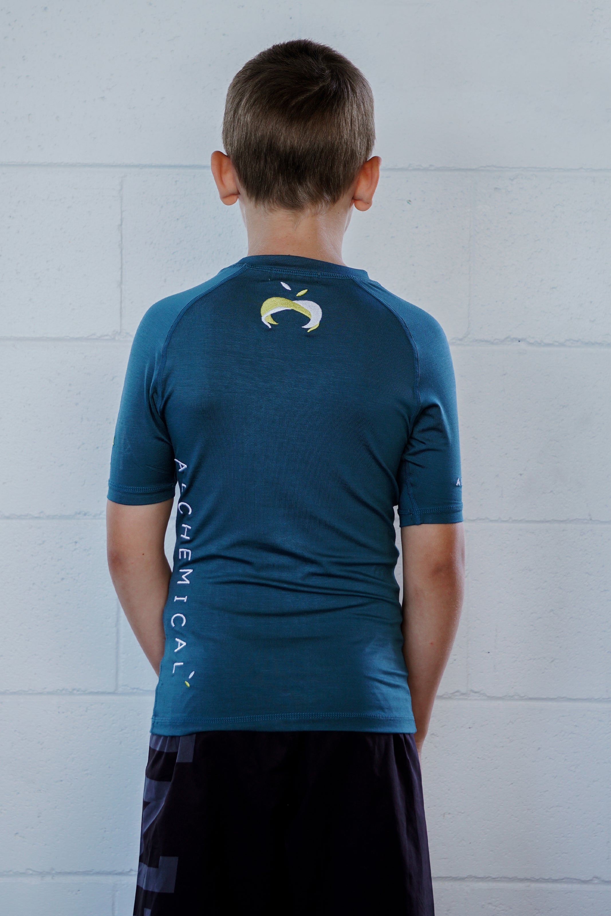 Youth Bamboo Rash Guard Short Sleeve