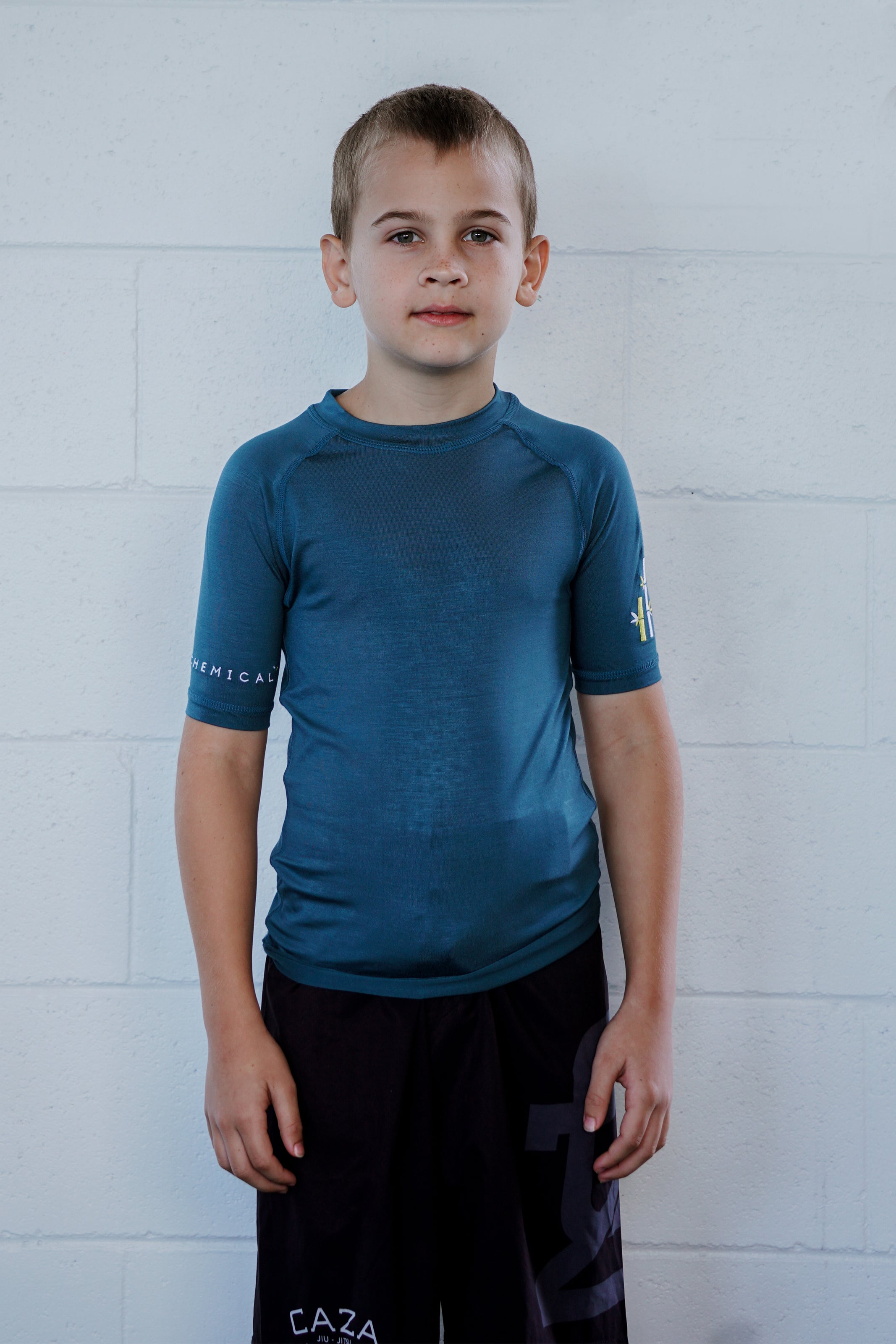 Youth Bamboo Rash Guard Short Sleeve