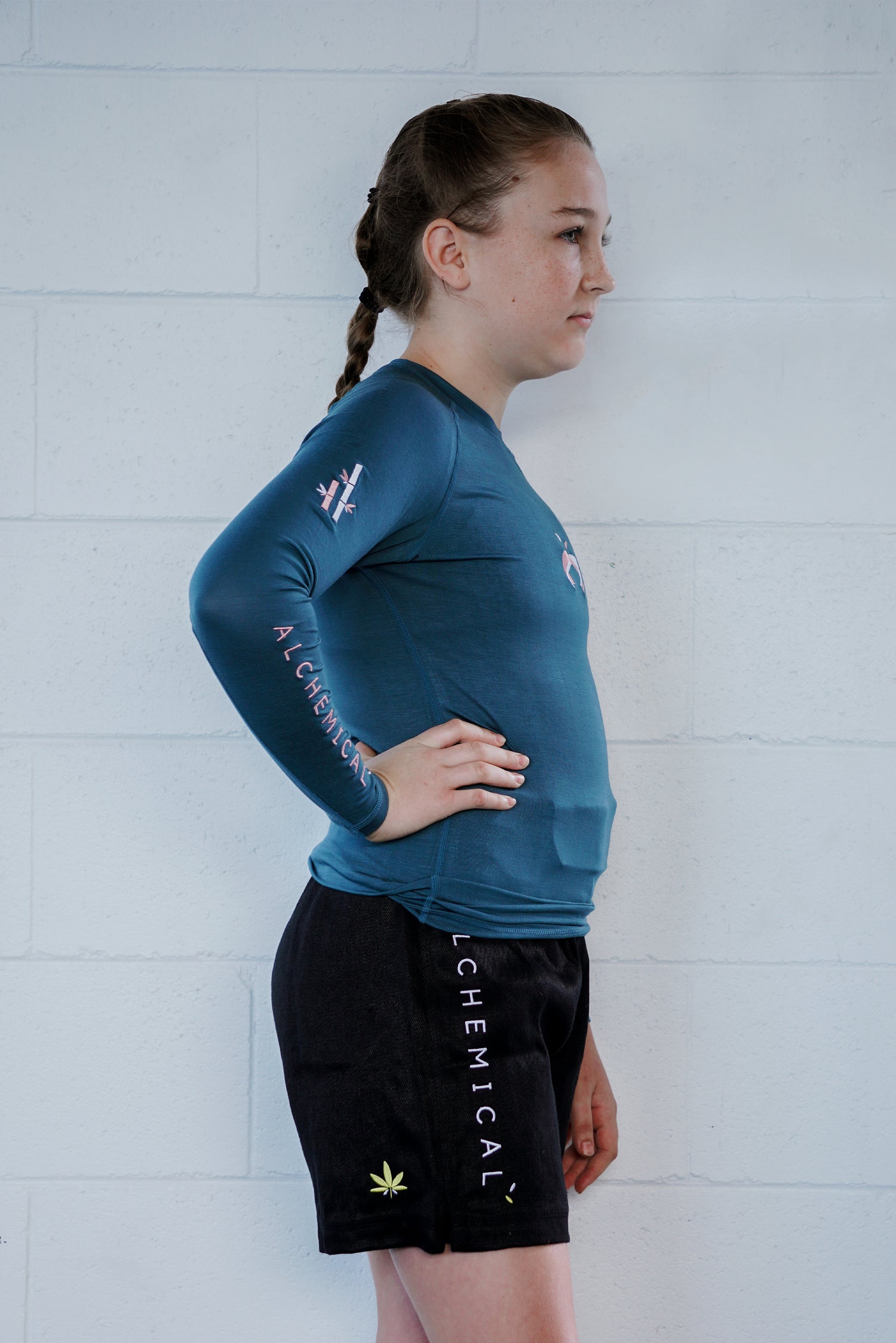 Youth Bamboo Rash Guard Long Sleeve