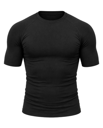 OG Hemp Black Rash Guard - Short Sleeve