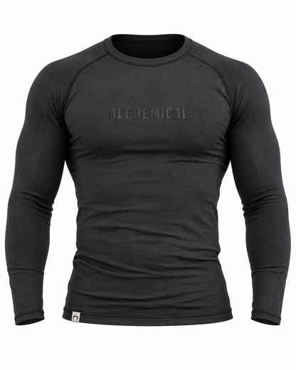 OG Hemp Black Rash Guard - Long Sleeve