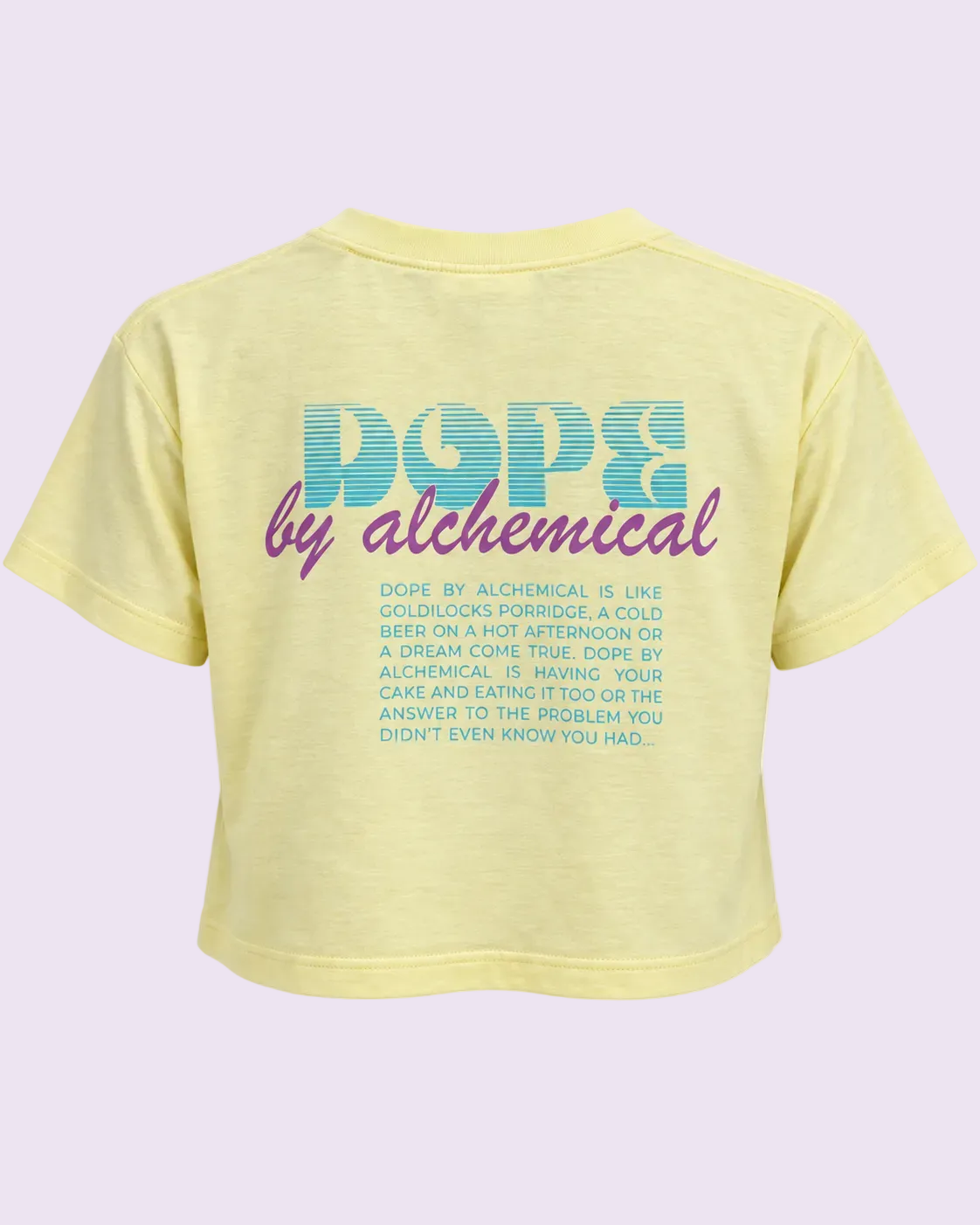 Mellow Yellow Ladies Crop