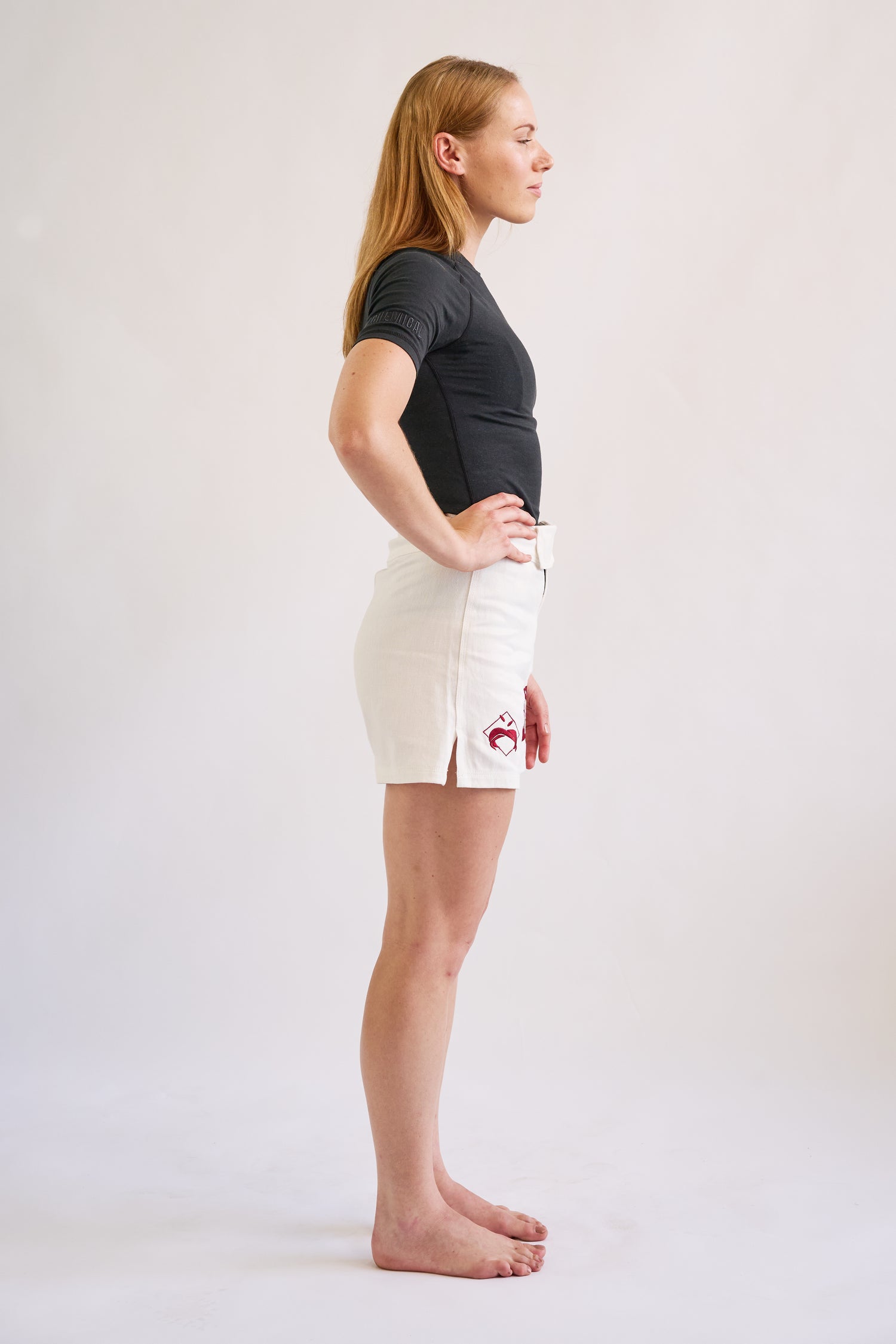 Hemp Black Rash Guard - Short Sleeve