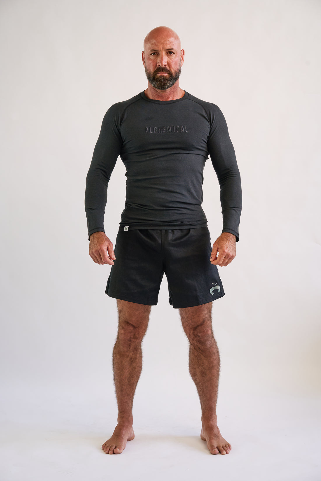 OG Hemp Black Rash Guard - Long Sleeve