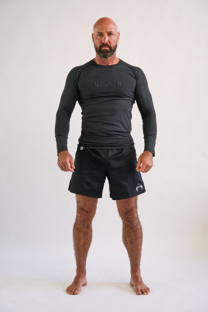 OG Hemp Black Rash Guard - Long Sleeve