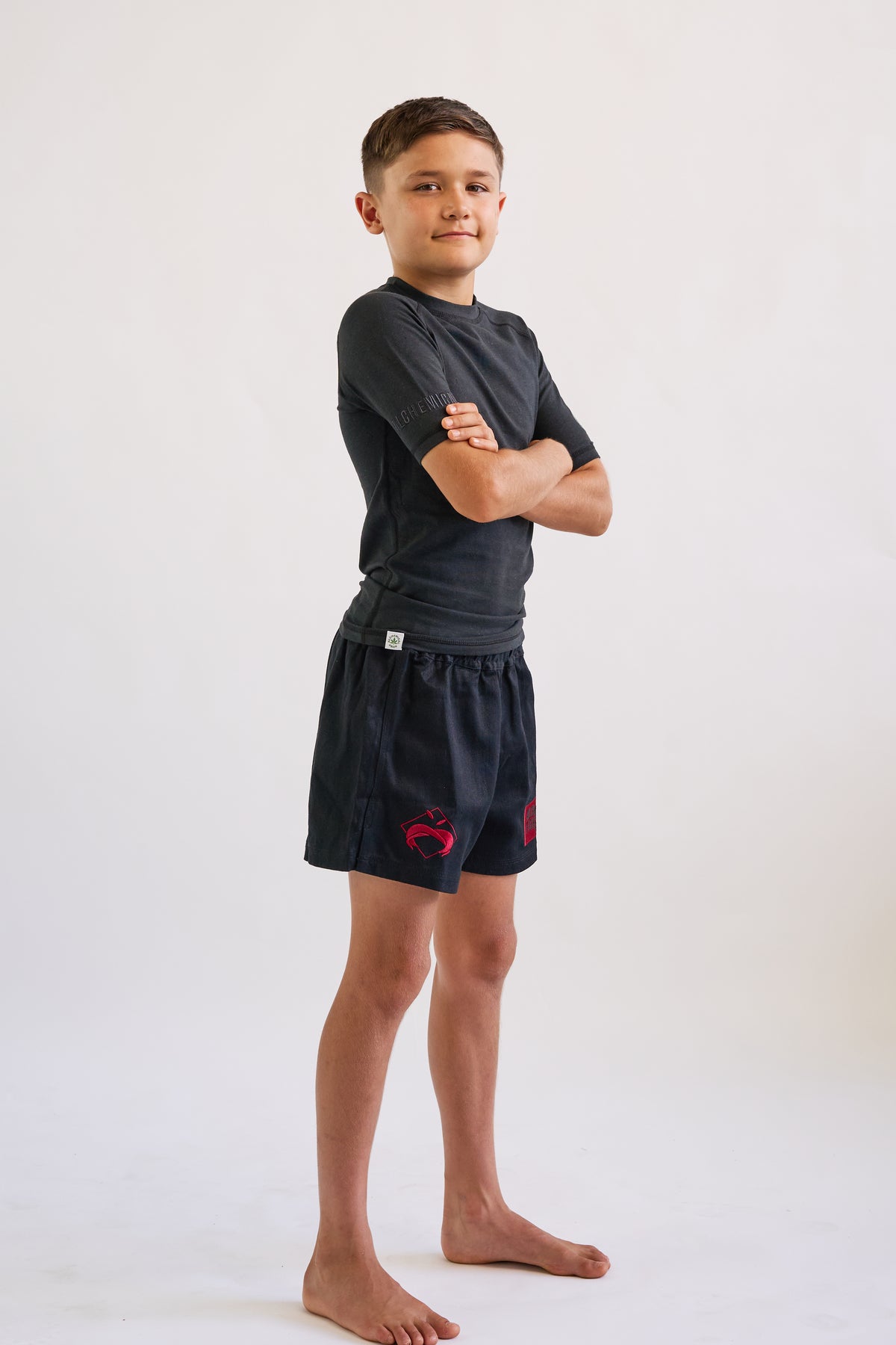Youth Hemp Rashguard Short Sleeve
