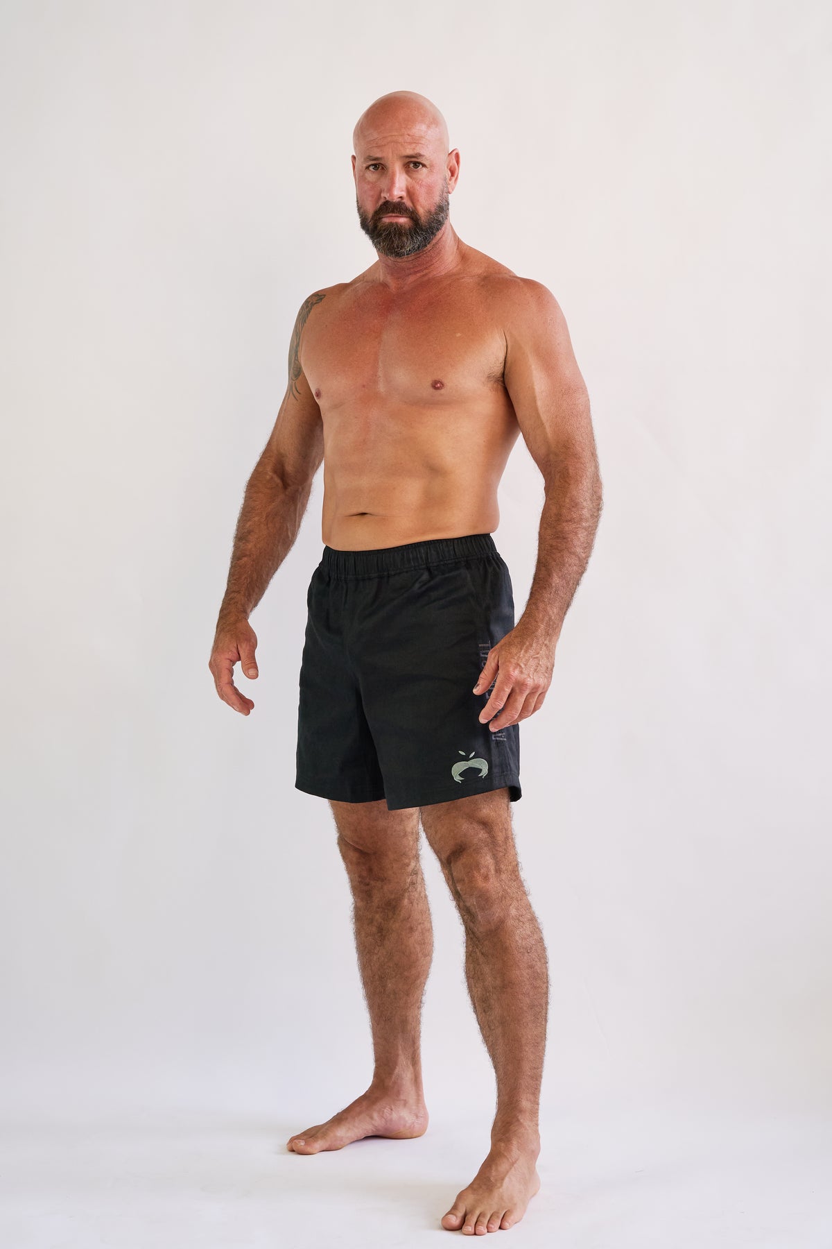 Grappling Shorts - Charcoal &amp; Olive