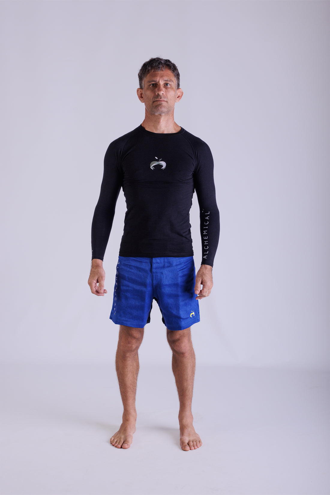 Bamboo Black Rash Guard Long Sleeve